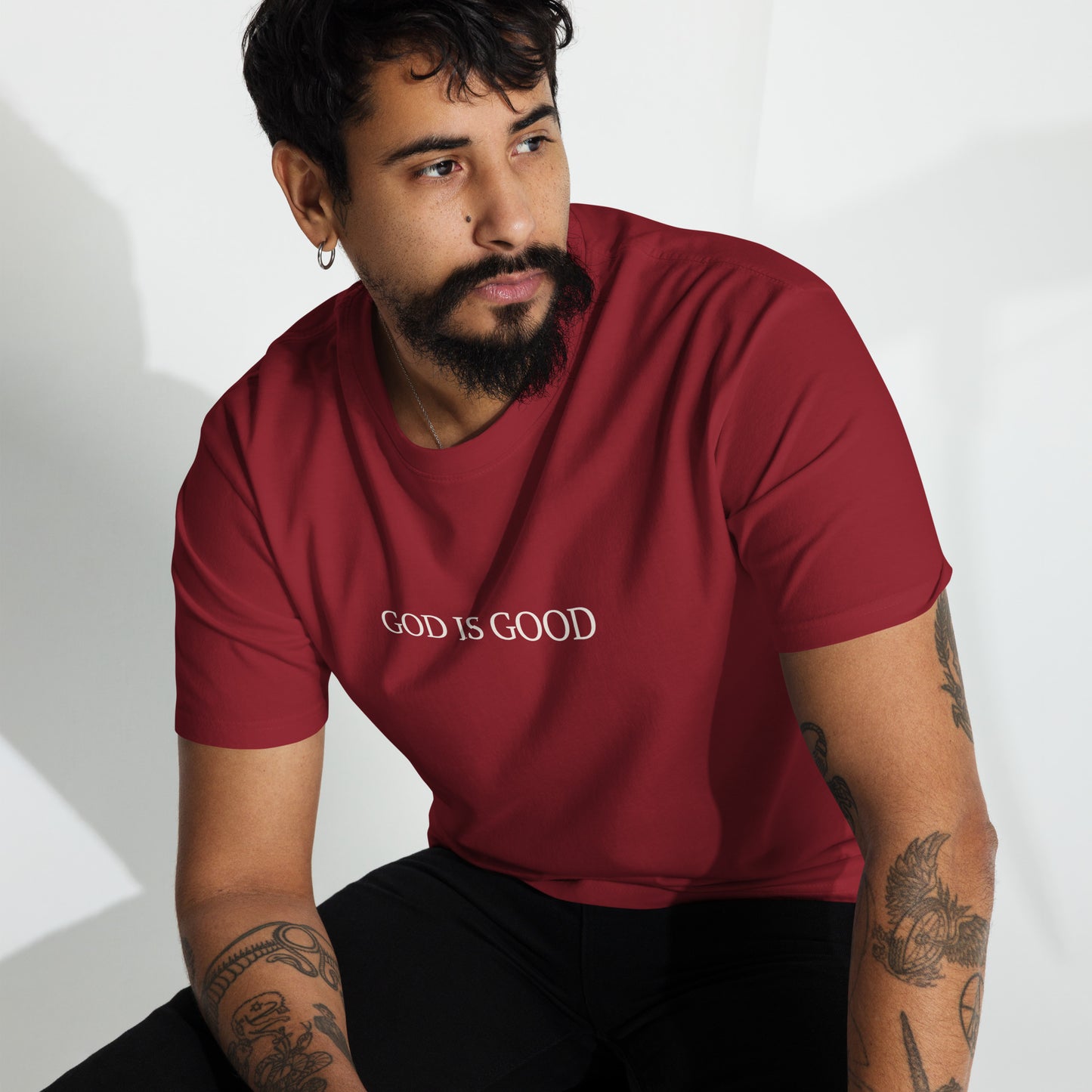 Men’s God is Good heavyweight tee
