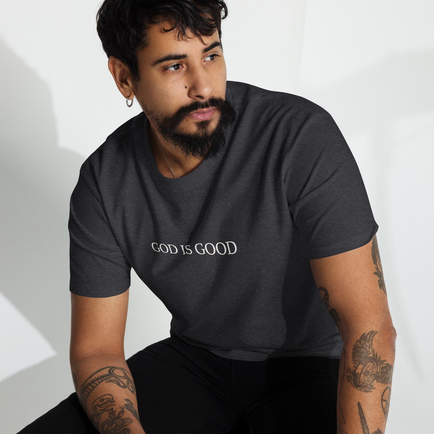 Men’s God is Good heavyweight tee
