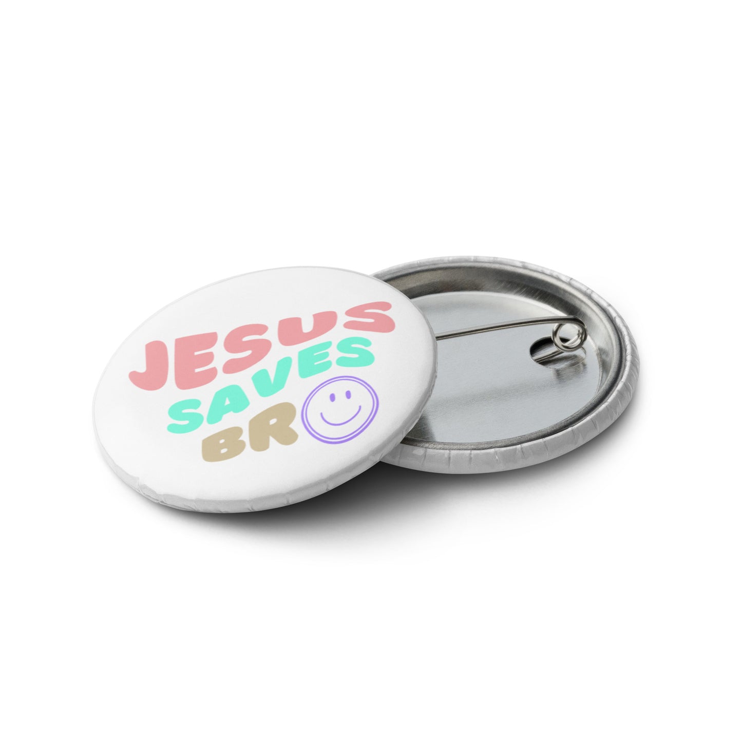 Jesus Saves Bro Button